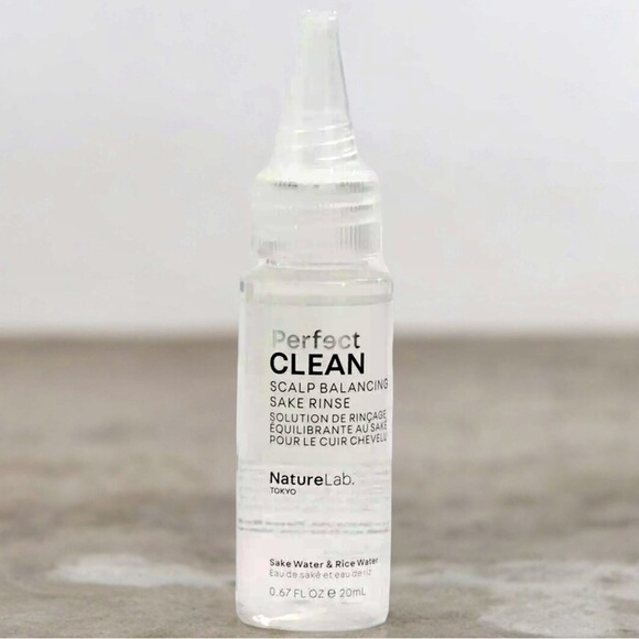 NEW Nature Lab Tokyo Perfect Clean Scalp Balancing Sake Rice Water Rinse 0.67oz - Picture 1 of 8
